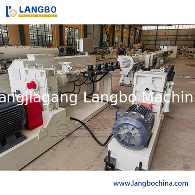 Plastic PE HDPE PPR Water Gas Oil Supply Pipe Tube Extrusion Production Line Single Screw Extruder Making Machine