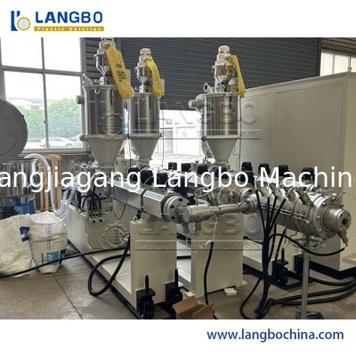 Pe Co Extrusion Ppr Pipe Production Line 350kgs / H Multi Layer Tube