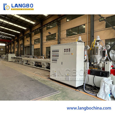Energy Saving Plastic Pipe Extrusion Line , New Condition Twin Screw Extruders