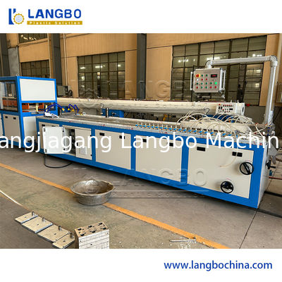 Plastic Profile Extrusion Line , PVC Window Ceiling Panel Decking Profile Production Line