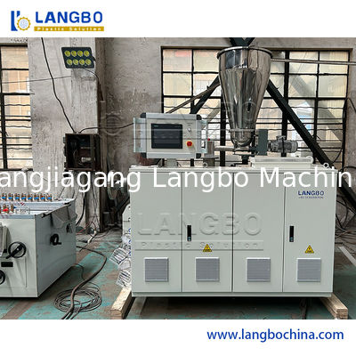 300mm PVC Profile Extrusion Line With Conical Double Screw Extruder
