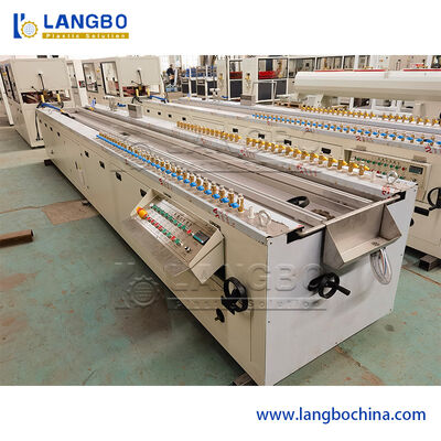 150KG/H PVC Profile Extrusion Line With Plc Touch Screen Control Energy Saving