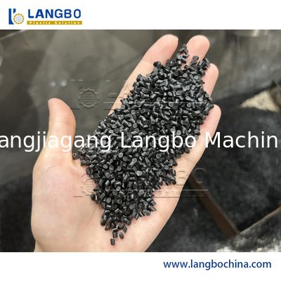 Single Screw Extruder Plastic Recycling Granulator Machine 150kg / H Capacity