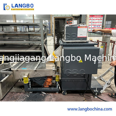Single Screw Extruder Plastic Recycling Granulator Machine 150kg / H Capacity
