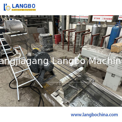 Single Screw Extruder Plastic Recycling Granulator Machine 150kg / H Capacity