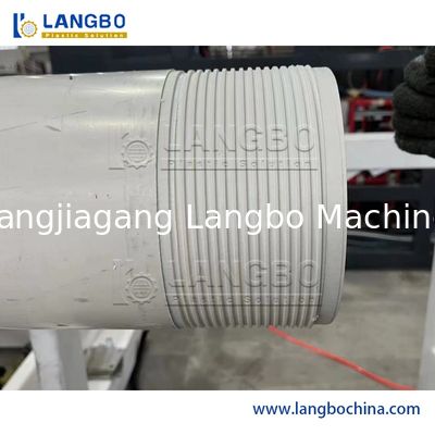 Automatic CNC Pipe Threading Machine for 16-630mm PVC Pipes with Twin Screw Extruder and Full-Automatically Operation