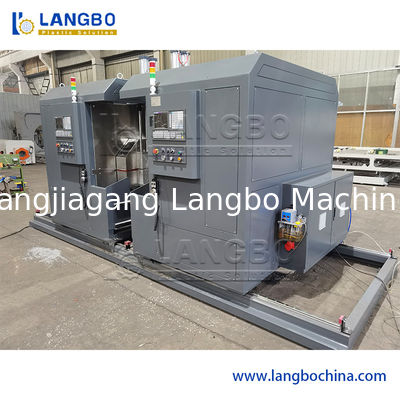PVC Pipe Threading Machine with 16-160 mm Range CNC/PLC Control System and Automatic Centering and Feeding