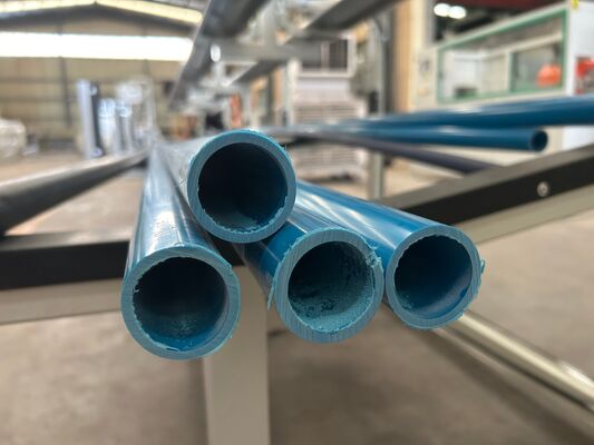 Double Outlet PVC Conduit Pipe Extrusion Manufacturing Making Machine Line