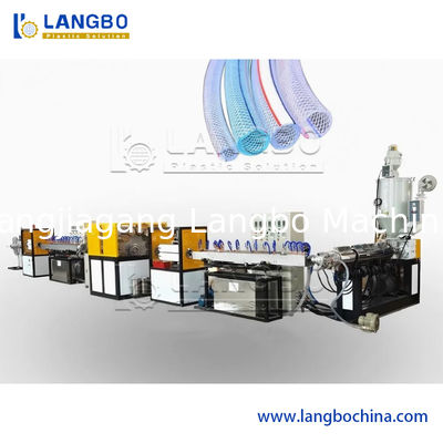 Plastic Soft PVC Garden Fiber Braided Reinforced Pipe Hose Tube Extruder Making Machine