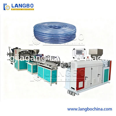 Low Noise Conical Twin Screw Extruder PVC Fiber Reinforcing Soft Pipe Making