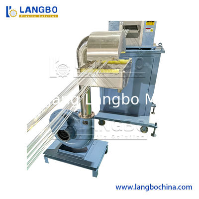 PP PE PVC Single Screw Granulating Plastic Pellet Production Machine