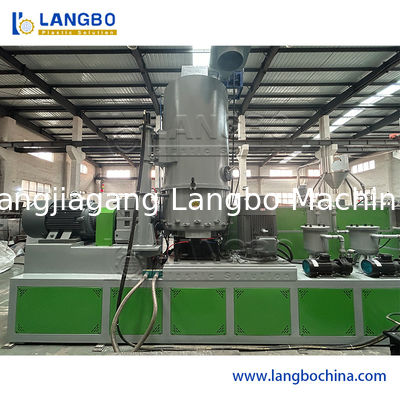 Plastic PP/PE Post-Consumer Film Granulating Extruder Machine for Re-Pelletizing