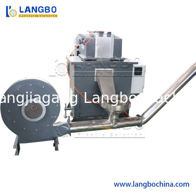 PP PE PVC Single Screw Granulating Plastic Pellet Production Machine