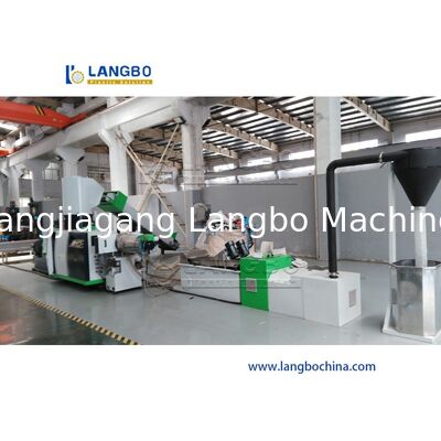 Plastic Recycling Production Line for Mixed Pet PP PE Materials Wastes CE Three-Stage Crushing Washing Drying Granulating Machine