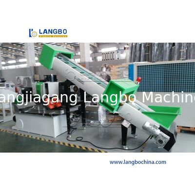 Plastic Recycling Production Line for Mixed Pet PP PE Materials Wastes CE Three-Stage Crushing Washing Drying Granulating Machine