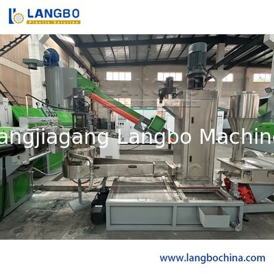 ISO Approval Plastic Pelletizing Machine With Built In Agglomeration Machine