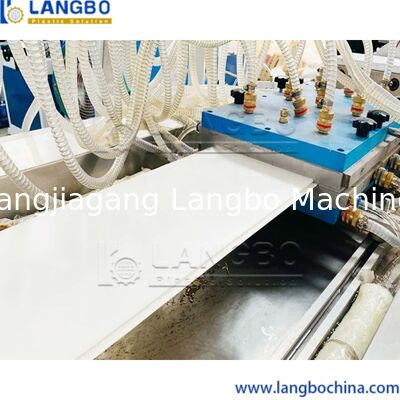 Automatic PVC Sheet Making Machine , 55KW Power Hollow Panel PVC Production Line