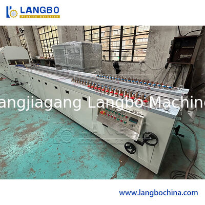PVC Trunk Extrusion Line Cable Wire Protection Trunking Profile Making Machine with Punching Device