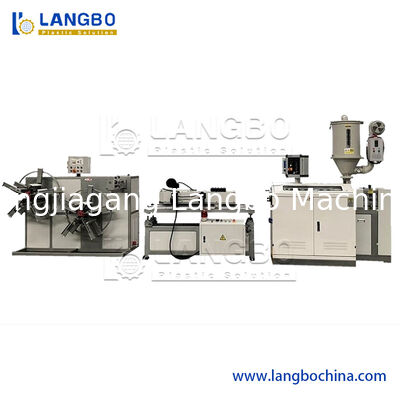 High Speed PE/PVC/PP Single Wall Corrugated Pipe Extrusion Making Machine Line