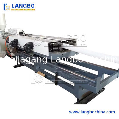 PE PA PVC EVA Single Wall Corrugated Pipe Making Machine Extrusion Line