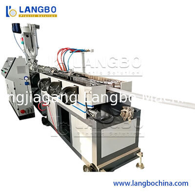 PE PA PVC EVA Single Wall Corrugated Pipe Making Machine Extrusion Line