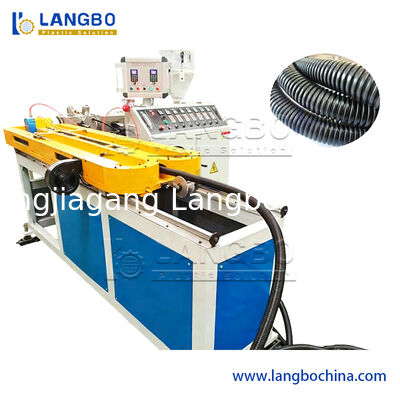 Aircondition Pipe Washing Machine Pipe PE PP PA PVC EVA Single Wall Corrugated Pipe Extrusion Line