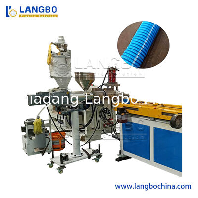 Aircondition Pipe Washing Machine Pipe PE PP PA PVC EVA Single Wall Corrugated Pipe Extrusion Line