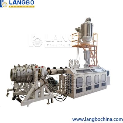 Computer Control PVC Plastic Pipe Extrusion Machine Twin Screw Pvc Tube Making