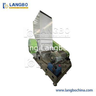 Waste Plastic Film Woven Bag Shoes Twin Roll Rotor Single Shaft Shredder Machine Plastic Crusher