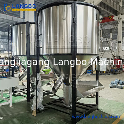 Injection Molding Plant Electrical Appliances Plastic Particle Mixer Vertical Drying Mixer