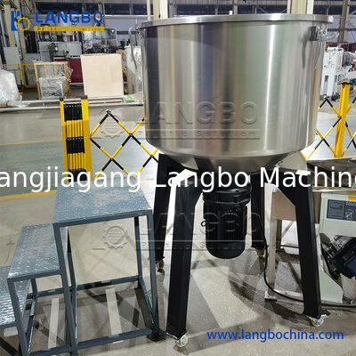 Stainless Steel Plastic Pellets Vertical Plastic Color Mixer