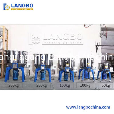 High Quality 200kg 150kg 100kg 50kg Plastic Industrial Mixer Color Mixing Machine Pellet Mixer Color Mixer for Plastics Material