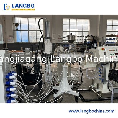 Conical PPR Pipe Extrusion Line Twin Screw Online Pipe Weight Metering