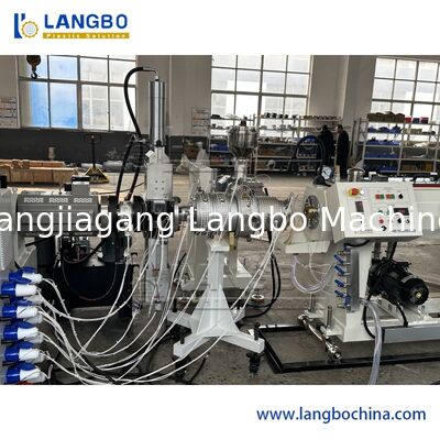 Plastic PPR PE Pipe Making Line 3 Layer PLC Remote Control