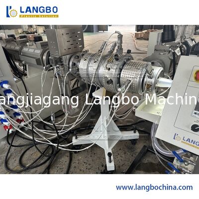 Low Noise 20-63mm PPR Pipe Extrusion Line 3 Layer PPR Glassfiber Pipe Manufacturing