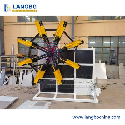 Schnider Electrical Components Automatic Plastic Tuber Rewinder Machine For PE HDPE Corrugated Pipe Coiling Range 1600-3200mm