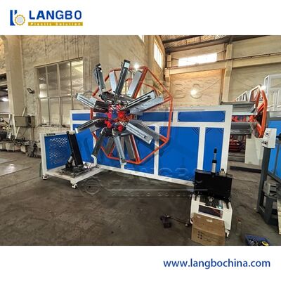 Schnider Electrical Components Automatic Plastic Tuber Rewinder Machine For PE HDPE Corrugated Pipe Coiling Range 1600-3200mm