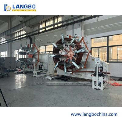 Plastic PE Soft Pipe Corrugated Hose Tube Winder For Making Coil Machine