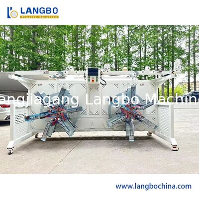 Plastic Pipe Coiling Machine With Strapping Machine For PE Large Diameter Pipe Extrusion Machine