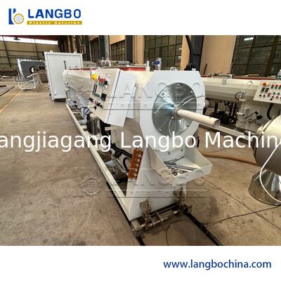 PVC Sewer Drainage Plastic Pipe Cable Duct Water Supply Solid Wall Extrusion Making Machine