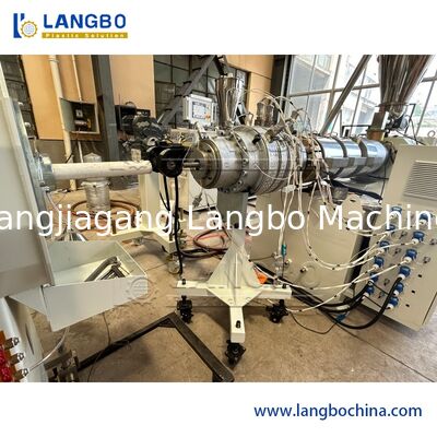 PVC Sewer Drainage Plastic Pipe Cable Duct Water Supply Solid Wall Extrusion Making Machine