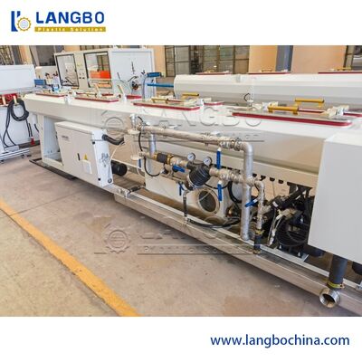 PVC Pipe Extrusion Line Solving Line Speed Mismatch And Cooling Deformation