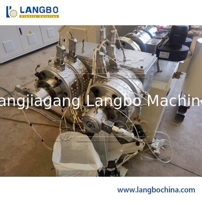 630mm Plastic Extruder Machine Double Screw For PVC Pipe