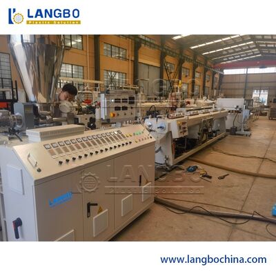 Energy Saving Plastic Pipe Extrusion Line , New Condition Twin Screw Extruders