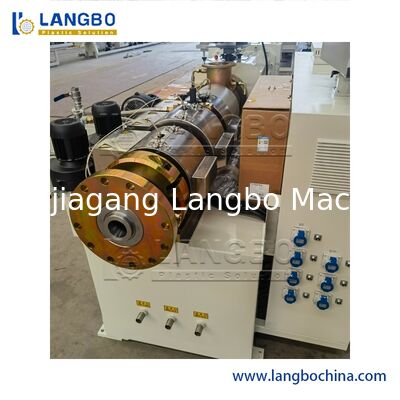 Water Pipe Pvc Twin Screw Extruder , Automatic Control Plastic Extrusion Machine
