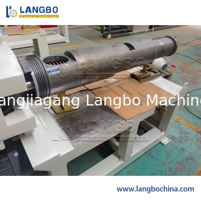 Wpc Conical Twin Screw Extruder AC Motors Optional Touch Screen Control Panel