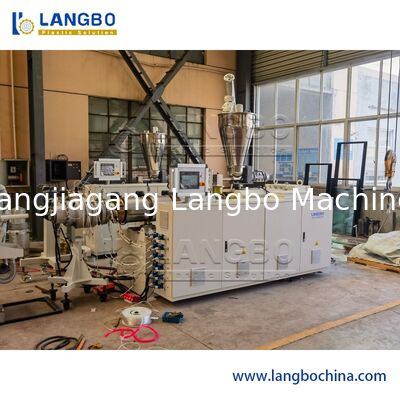 Good Quality 20-200mm PVC Drainage Water Pipe Manufacturing Making Machinery Extruder Machine