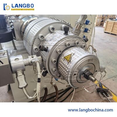 75-250mm PVC Pipes Manufacturing Machine 55KW/75KW Motor 600-800KG/H Capacity