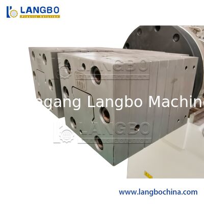 Conical Twin Screw Extruder PVC Cable Trunk Profile Conduit Channel Profile Extrusion Making Machine