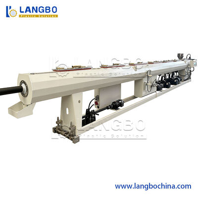 ISO certificate PE Pipe Extrusion Line With Calibration / Cooling Process